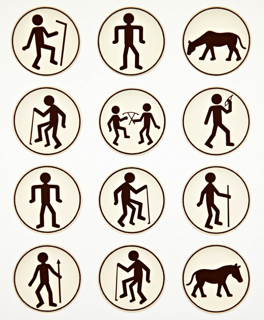 Regional Art & Symbols - Sticker Sheet v19